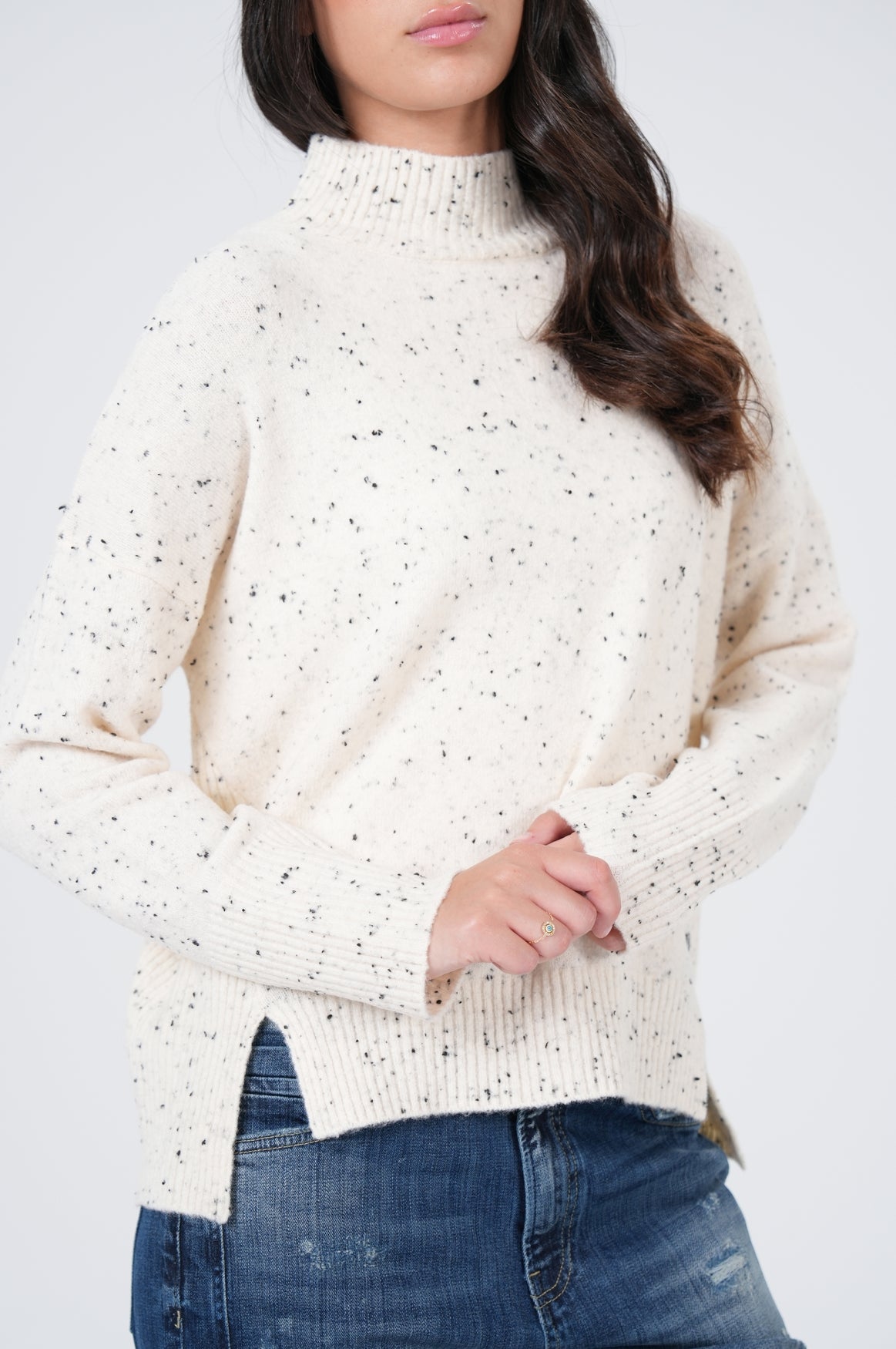 Maja Pullover | White Asparagus Melange