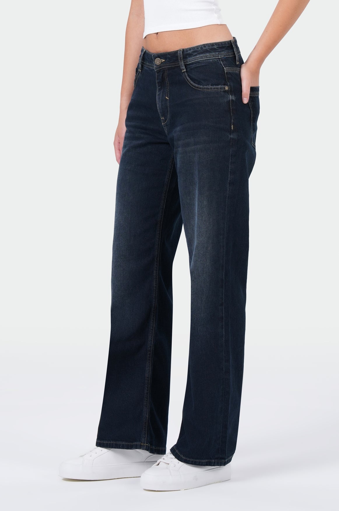 Nicola Wide Leg | Verona Blue