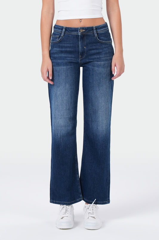 Nicola Wide Leg | Echo Blue
