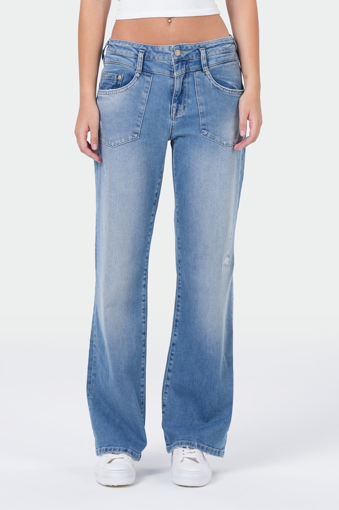 Nini Wide Leg | Earth Blue