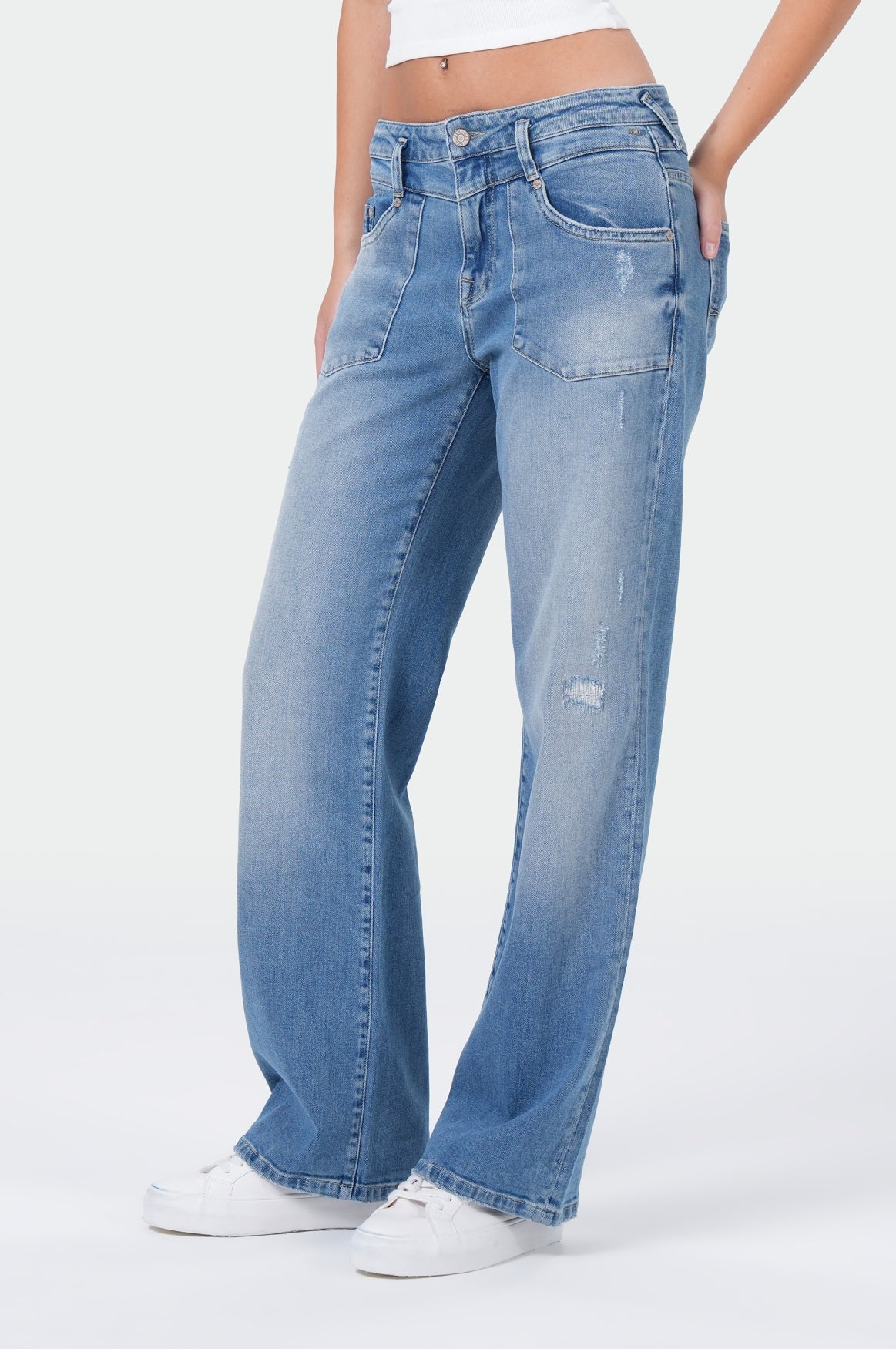 Nini Wide Leg | Earth Blue