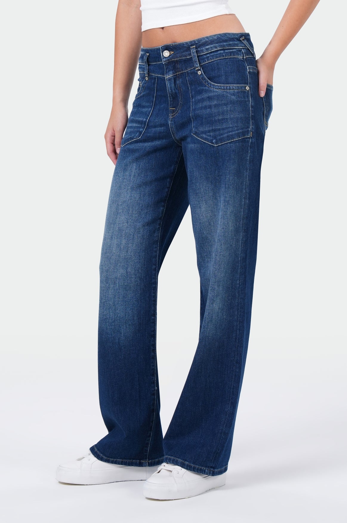 Nini Wide Leg | Eco Blue