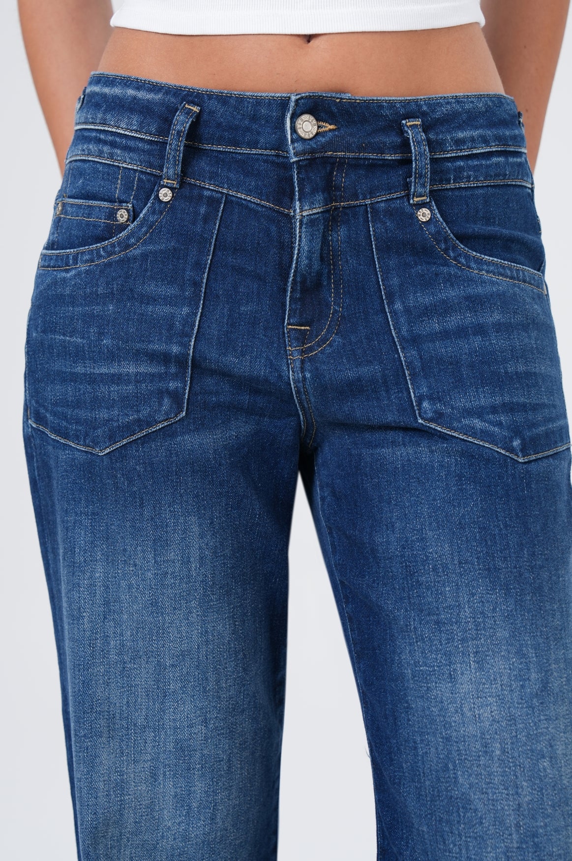 Nini Wide Leg | Eco Blue