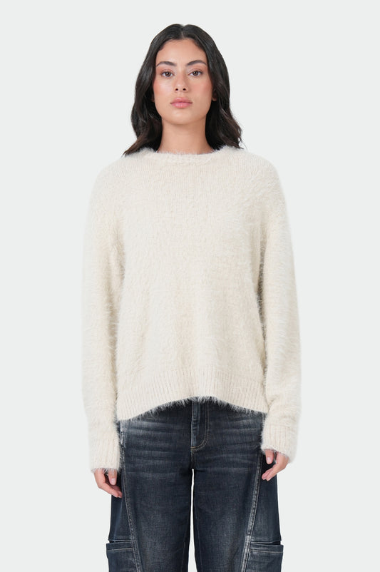 Selina Pullover | White Asparagus