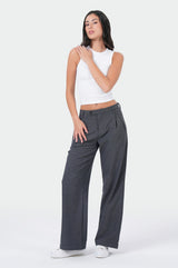 Victoria Wideleg | Grey Melange